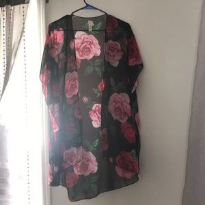 Floral summery cardigan